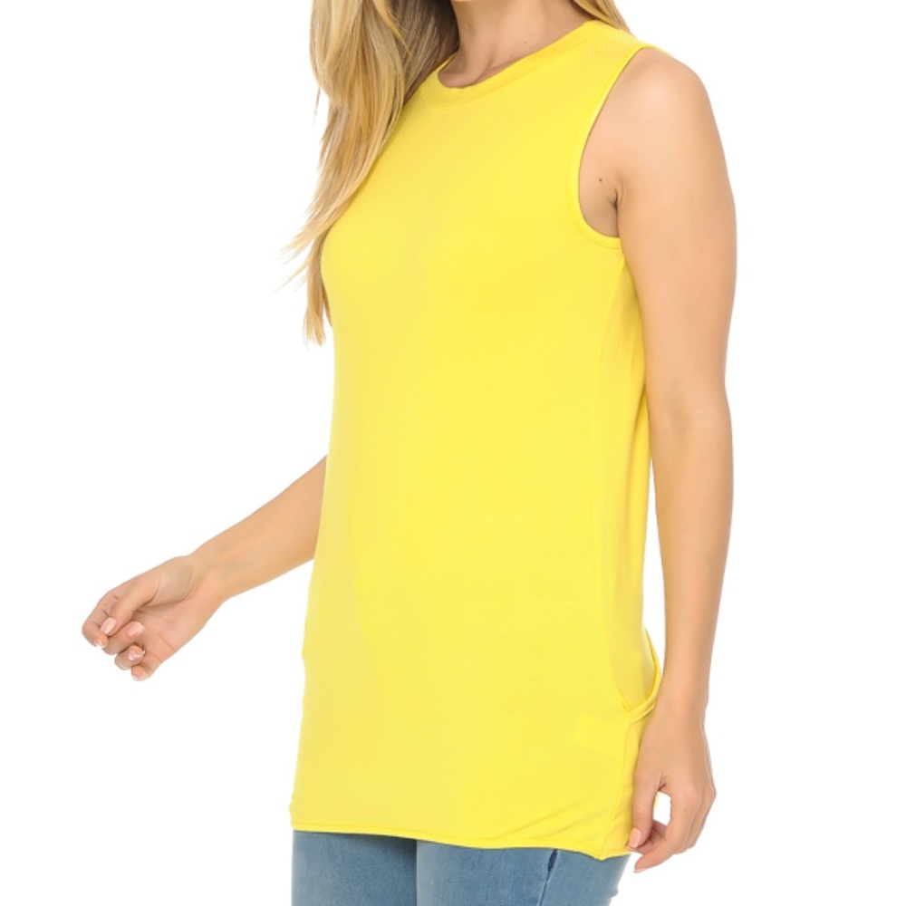 SLEEVELESS TOP WITH BACK KEYHOLE - Picture 3 of 4